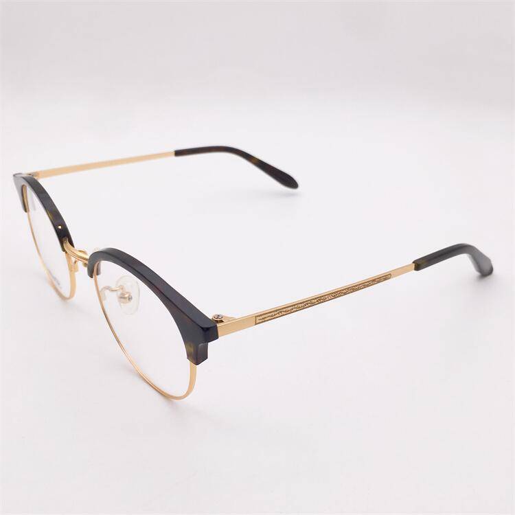 Treasure Orphan Original Single Poor Poor Plate + Pure Titanium Eyebrow Frame Small Round Frame Culture Temperature Glasses Graphic Frame