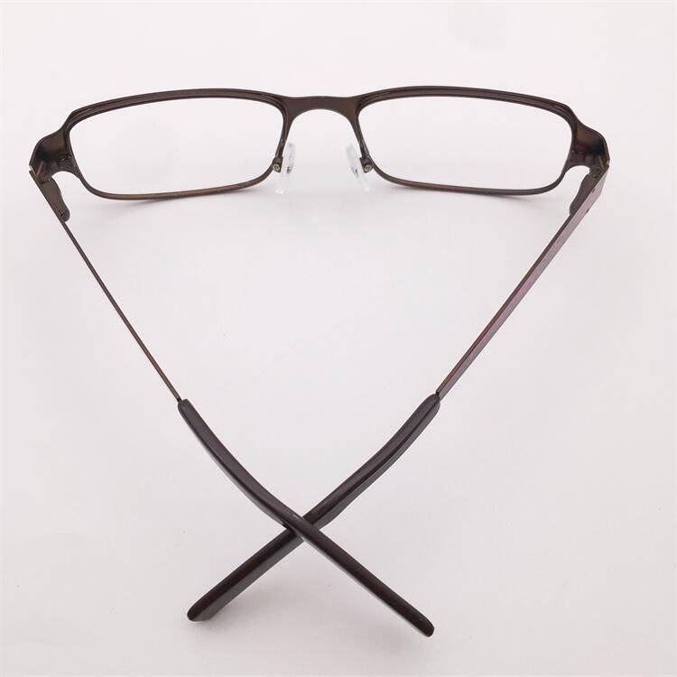 Treasure orphan original single coffee color alloy full -frame all -shaped frame personalized art carved mirror legs glasses shelf female