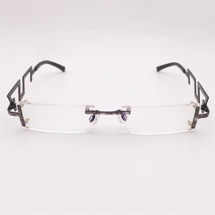 Treasured orphan original single -colored business temperament without hollow carved decorative mirror legs and glasses shelf women