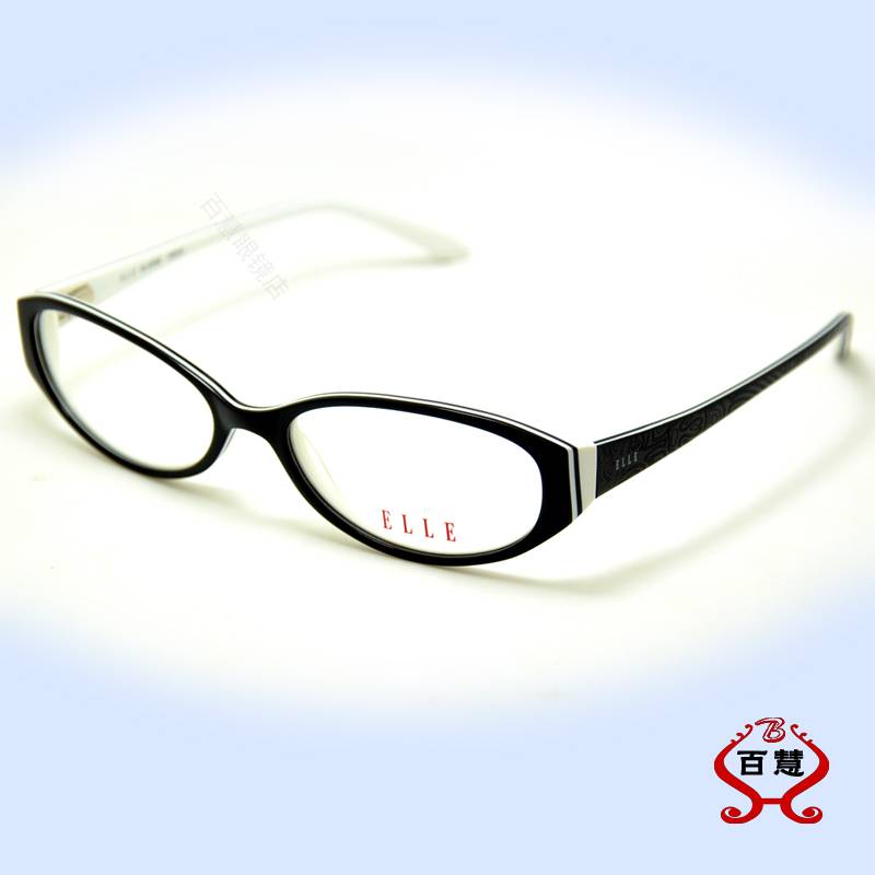 Student Girls Ellipular Frame ELLE Myopia Glasses Relief EL18752 Eye Mirror Red Black Orange Light
