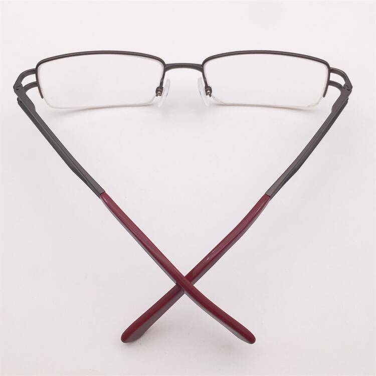 Treasured orphan original single -gun business temperament half -frame spring hollow mirror leg personality myopia glasses shelf female