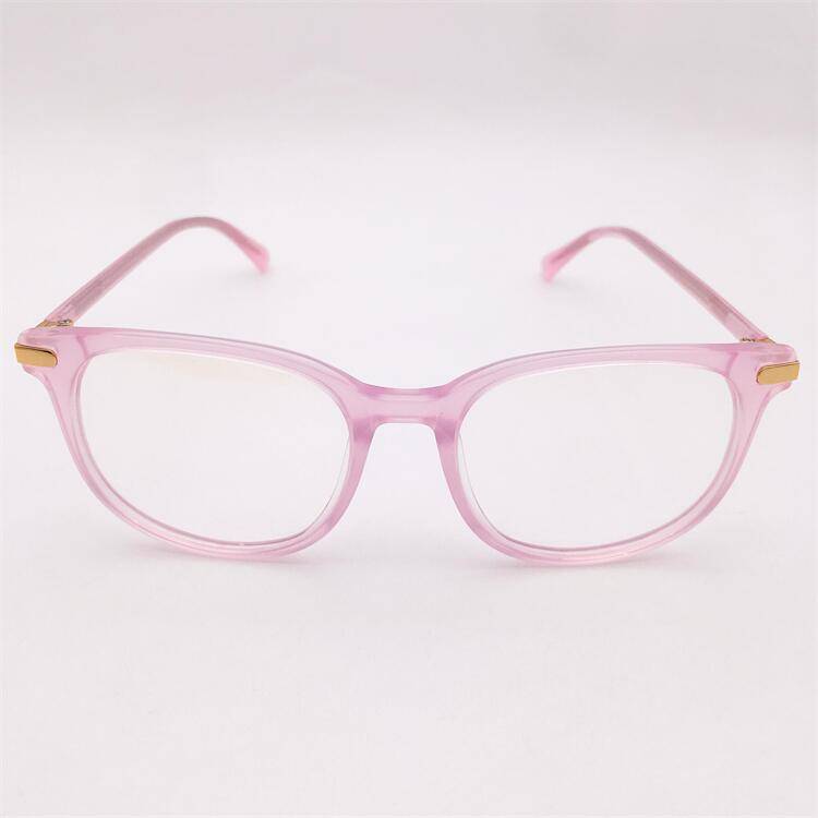 Treasured orphan original single pink ultra -light board full -frame large round frame literary temperament wild glasses shelf female
