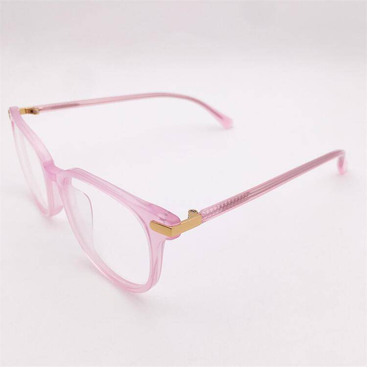 Treasured orphan original single pink ultra -light board full -frame large round frame literary temperament wild glasses shelf female
