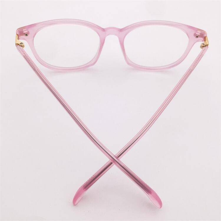 Treasured orphan original single pink ultra -light board full -frame large round frame literary temperament wild glasses shelf female