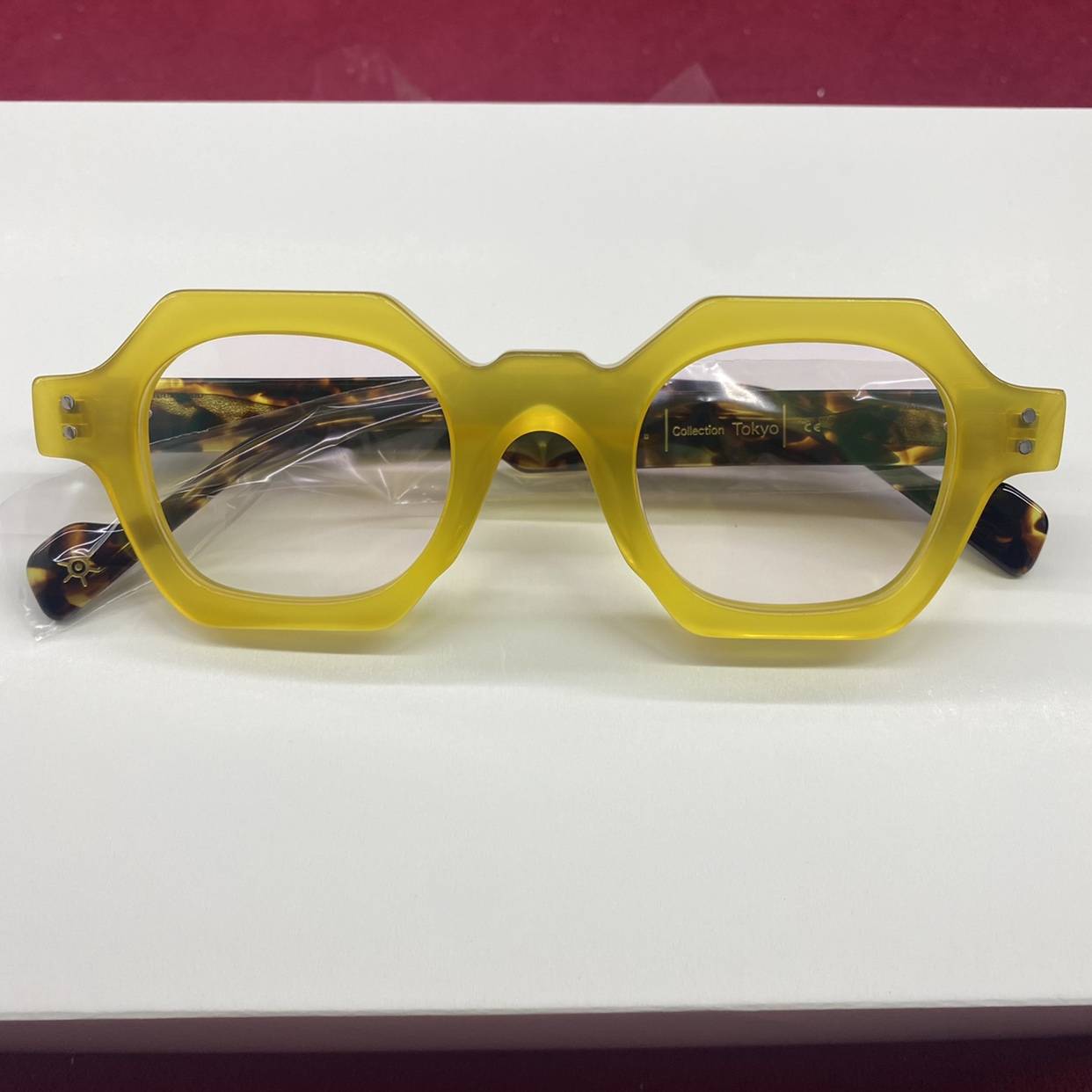SheNeyewear plate design model retro fashion full -frame glasses men and women can be equipped with close -up mirrors