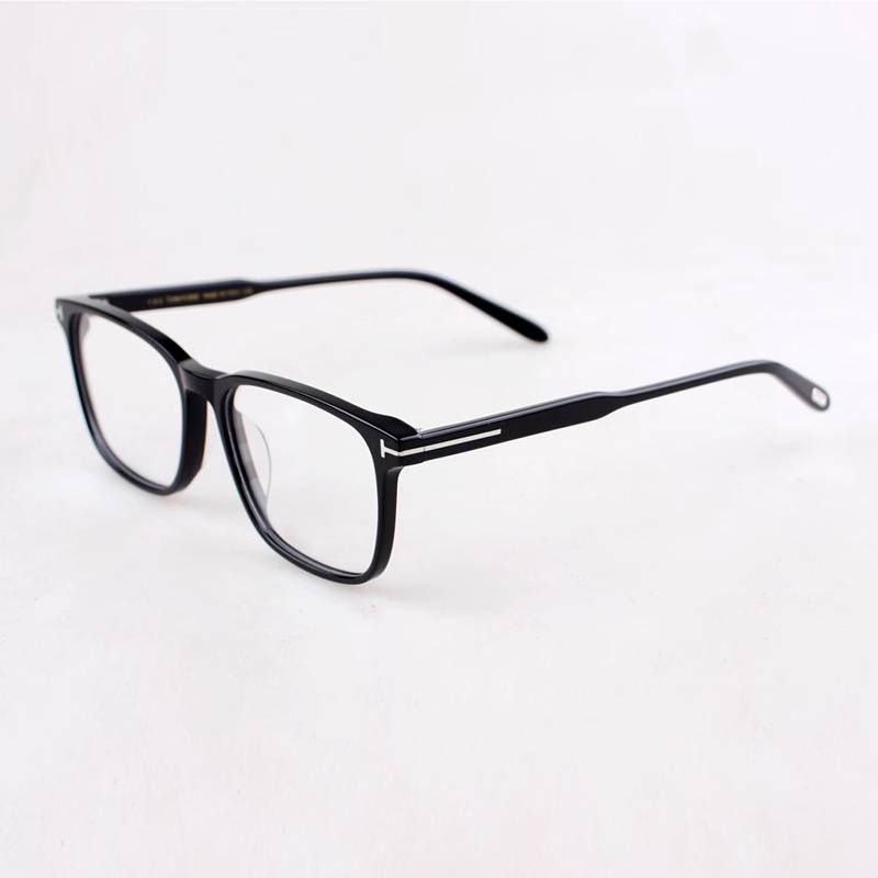 Export high -end plates myopic eye rack Men's black -colored black frame glasses business casual anti -blue light color change color