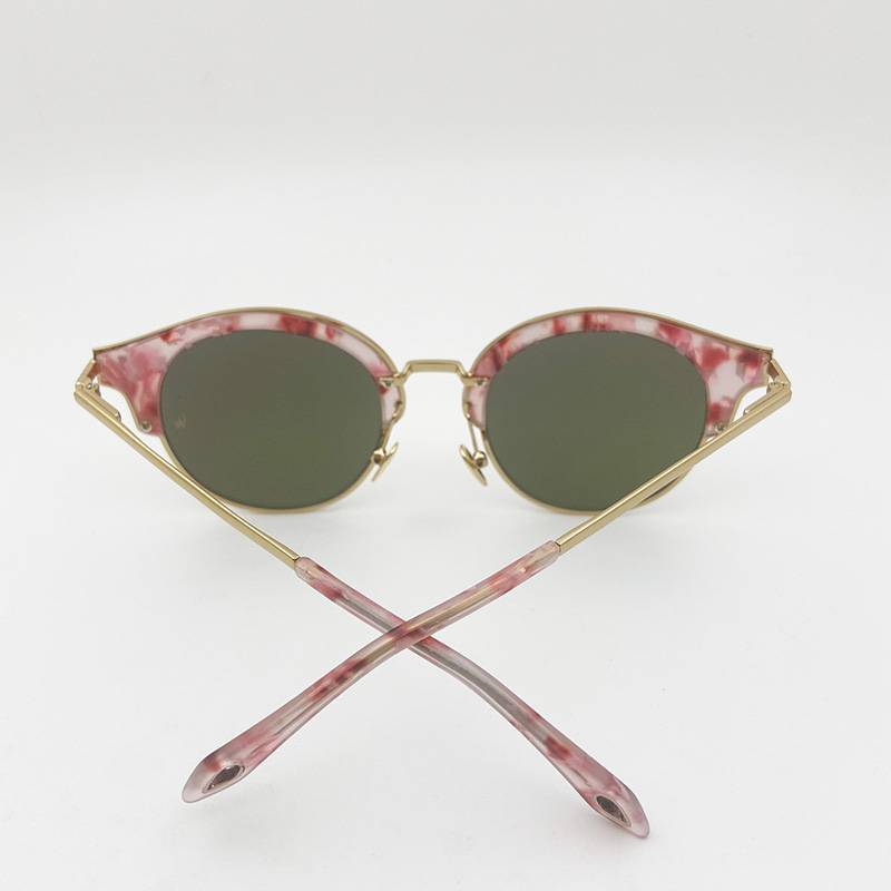 original Single Ms. sunglasses Personalized coating sunglasses anti -ultraviolet lighting mirror shading mirror tide model