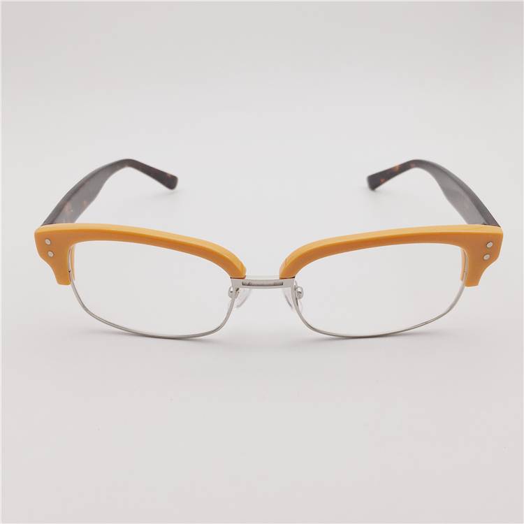 Treasured Japanese order orange board full -frame personality retro eyebrow frame glasses frame men and women