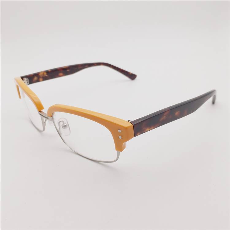 Treasured Japanese order orange board full -frame personality retro eyebrow frame glasses frame men and women