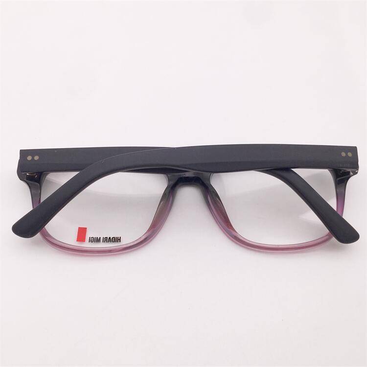 Treasured orphan original single black purple board full -frame large round frame literary temperament personality versatile glasses shelf female