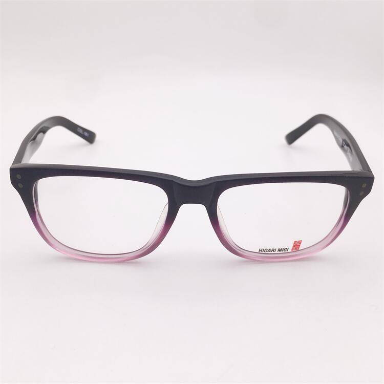 Treasured orphan original single black purple board full -frame large round frame literary temperament personality versatile glasses shelf female