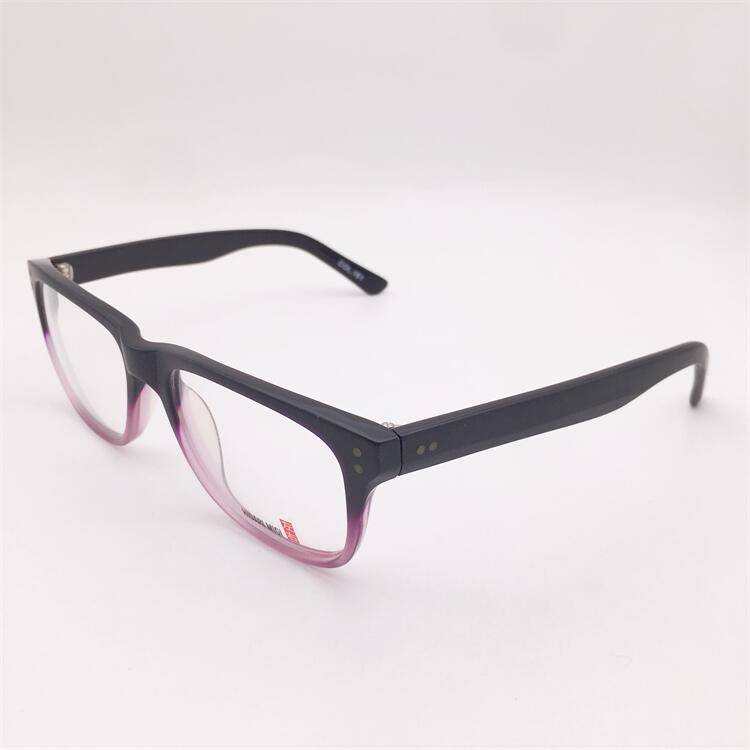 Treasured orphan original single black purple board full -frame large round frame literary temperament personality versatile glasses shelf female