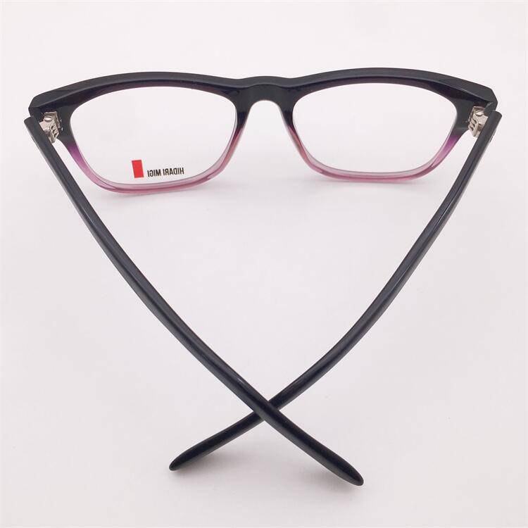 Treasured orphan original single black purple board full -frame large round frame literary temperament personality versatile glasses shelf female