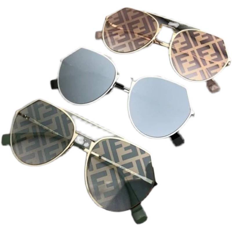 Sunglasses female big face is thin Korean version of couple street shooting INS anti -ultraviolet sunglasses male 2023 new tide