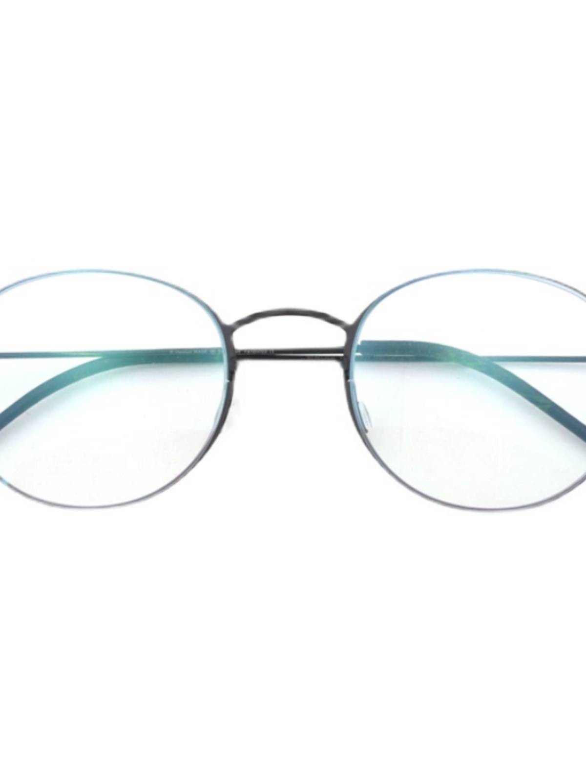 4G stores same light feathers series pure titanium small round frameless glasses without screw glasses simple Nordic style glasses 5504