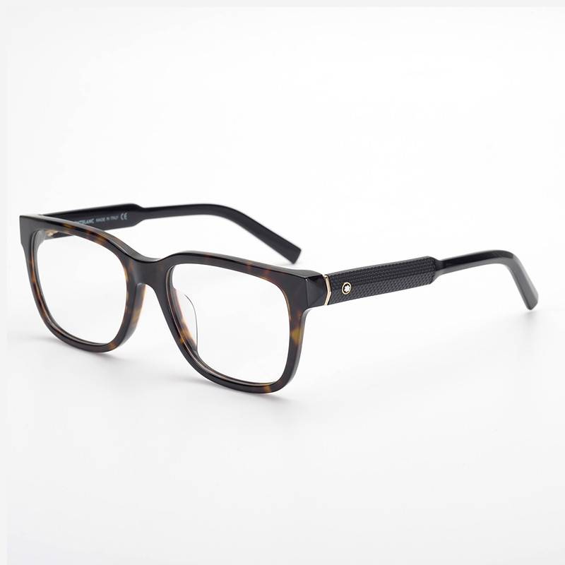 Tail Single Glasses Relief MB680 Fashion Big Face Men's Business Wild Imported Board Myopia Framework