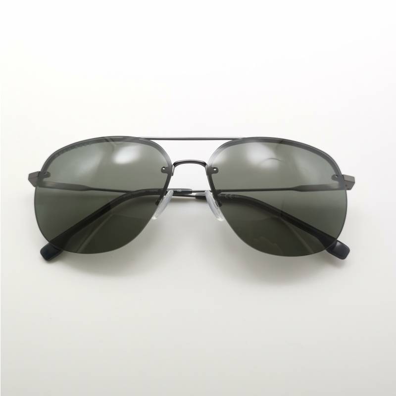 BOSS men's and women's sunglasses square fashion minimalist sunglasses frameless design 1285/f/sk