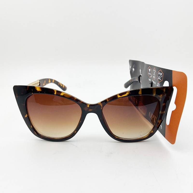 Exporting original single female leopard printing sunglasses fashion personality sunglasses anti -ultraviolet eyes ug400 UV400