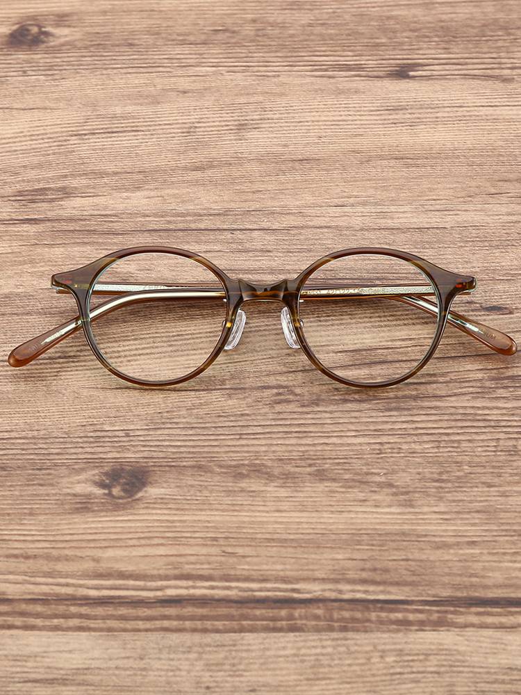 wow glasses Boston-n Boston Japan imported board small face Lai Belin, the same Bai Mountain Glasses Shelf Shop