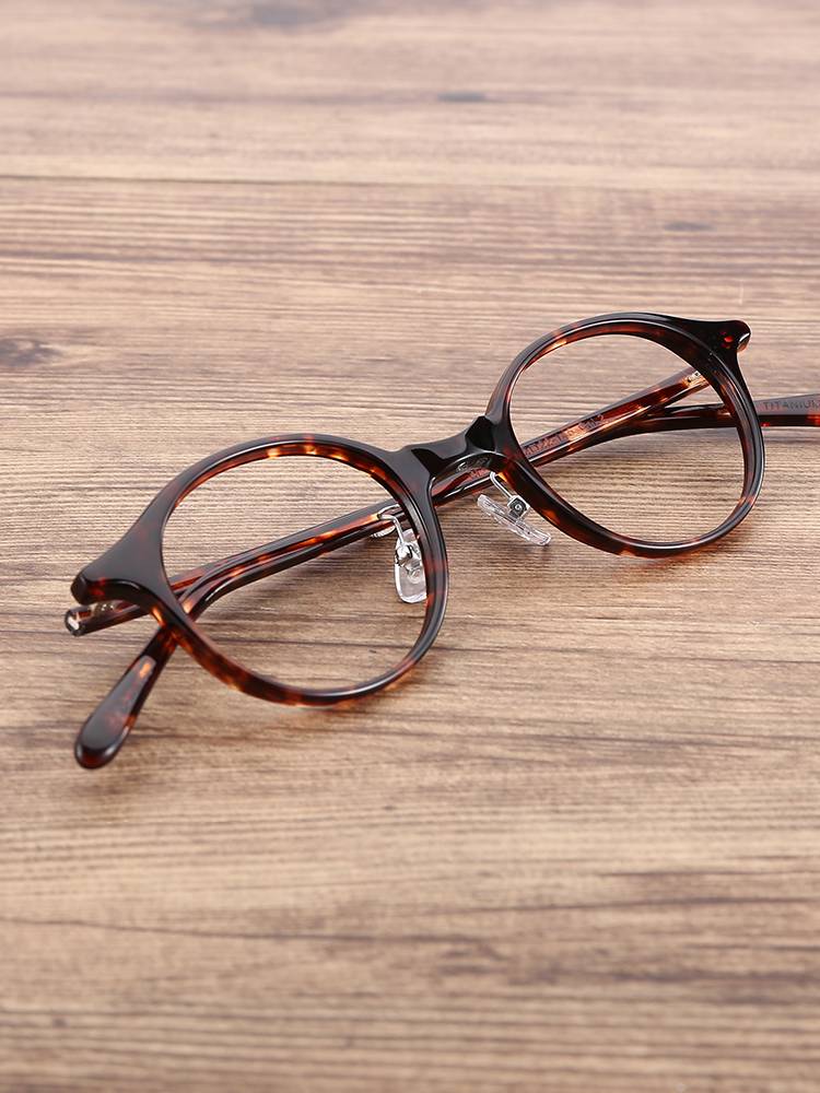 wow glasses Boston-n Boston Japan imported board small face Lai Belin, the same Bai Mountain Glasses Shelf Shop