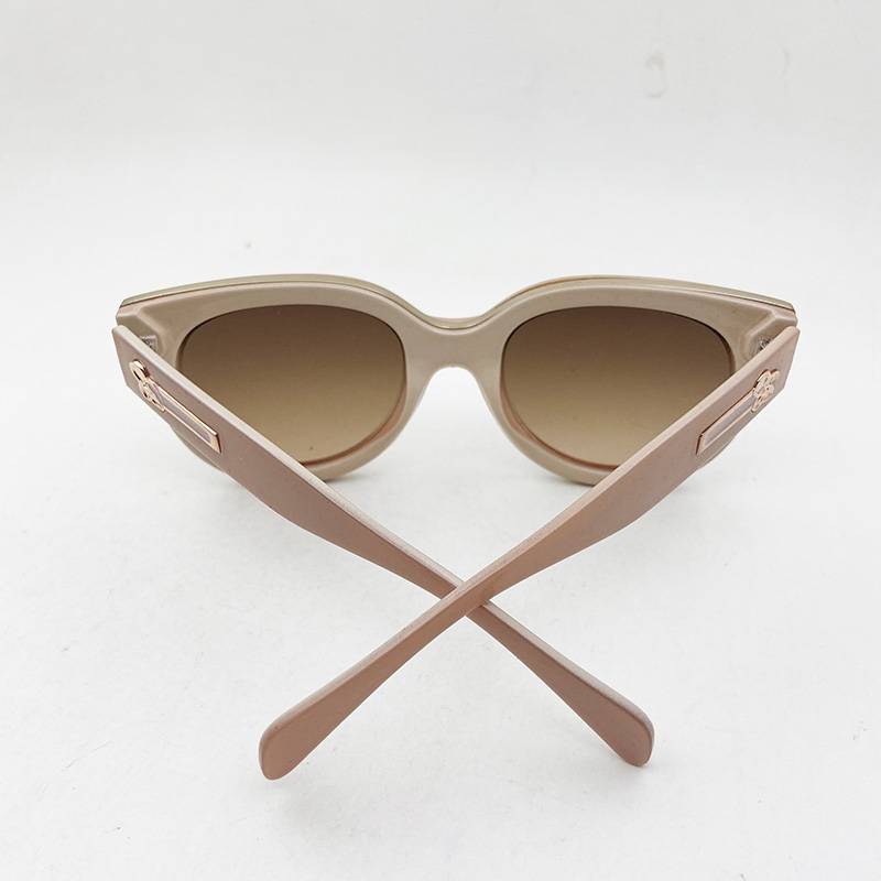 The original single women's brand sunglasses fashionable big frame sunglasses anti -ultraviolet eye mirror sunshade glasses