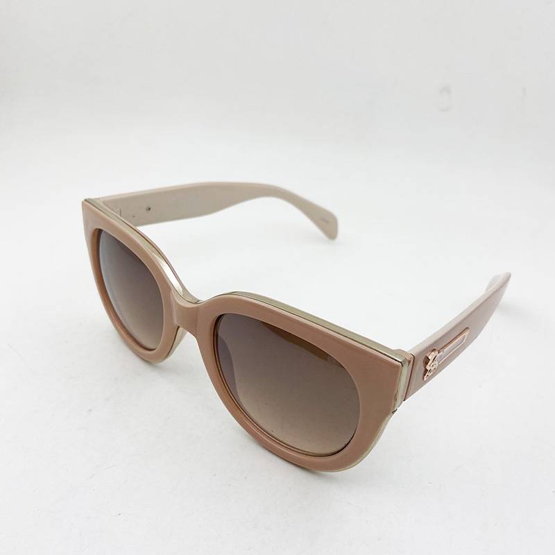 The original single women's brand sunglasses fashionable big frame sunglasses anti -ultraviolet eye mirror sunshade glasses