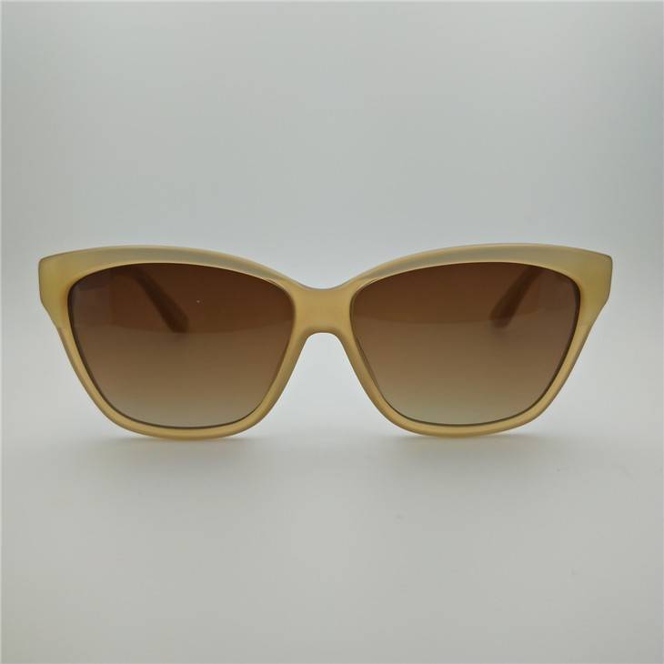 Rare thick plate sunglasses sunscreen sunglasses women's retro small fresh two -color