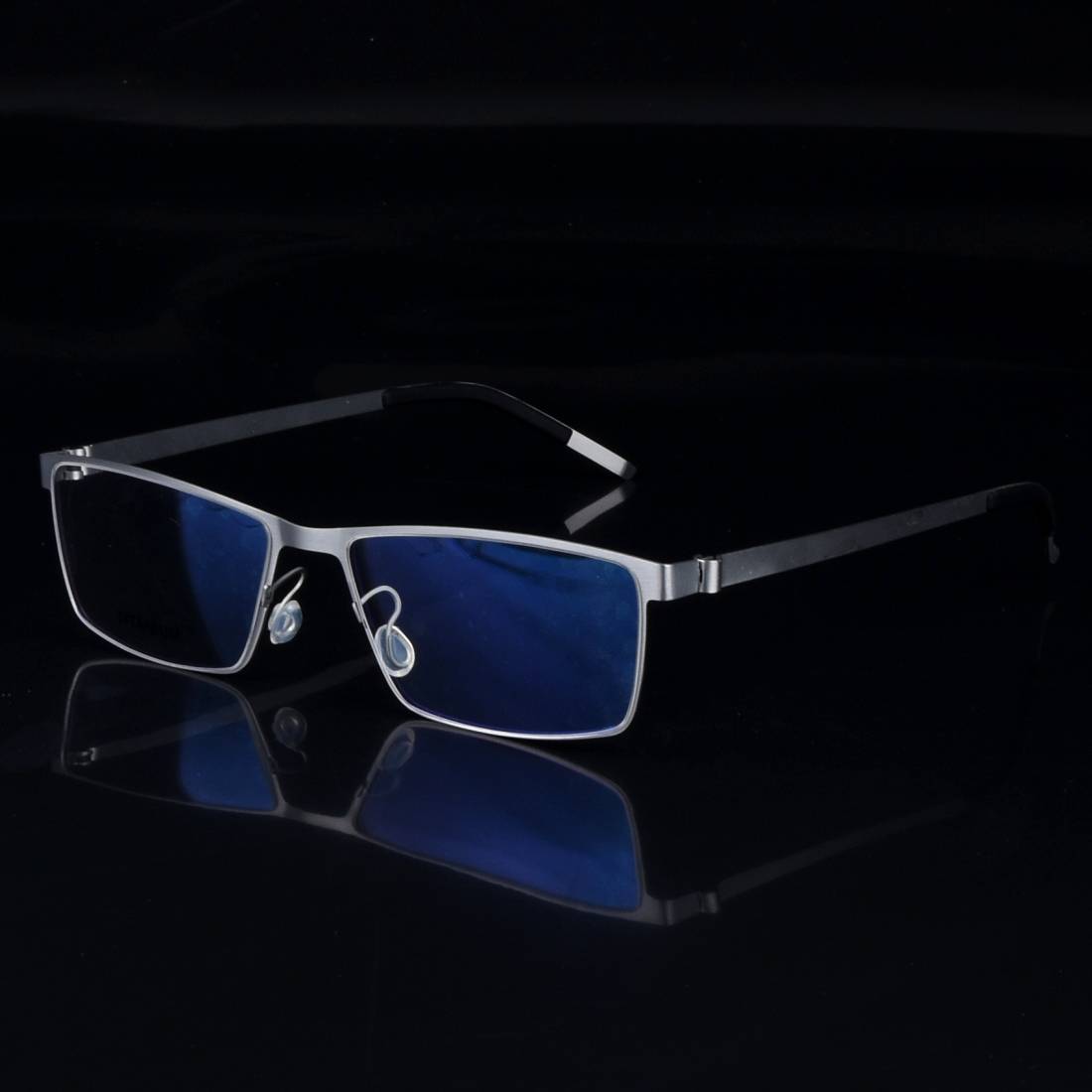 Danish brand creativity without screw full -frame full -frame myopia box men's business light literary square positive lenses rack