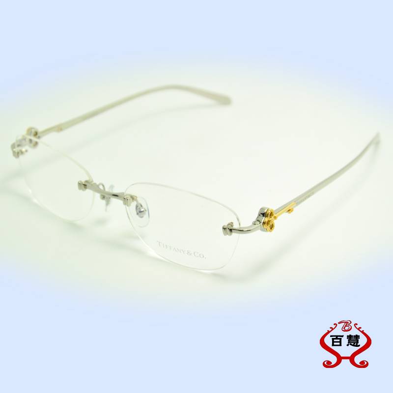 Shenzhen Original Single Myopia Glasses Frameless TF1058 Business IP Electro -Plated Metal Metal Glasses Framework