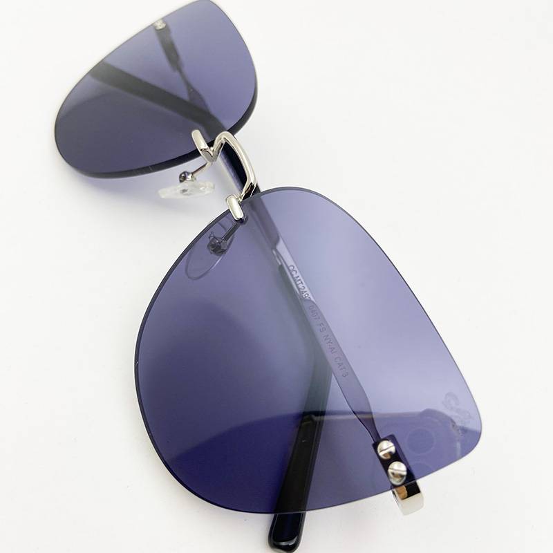 Exporting pure original single men and women sunglasses fashion personalized cat eye sunglasses anti -ultraviolet watch mirror sunscreen mirror