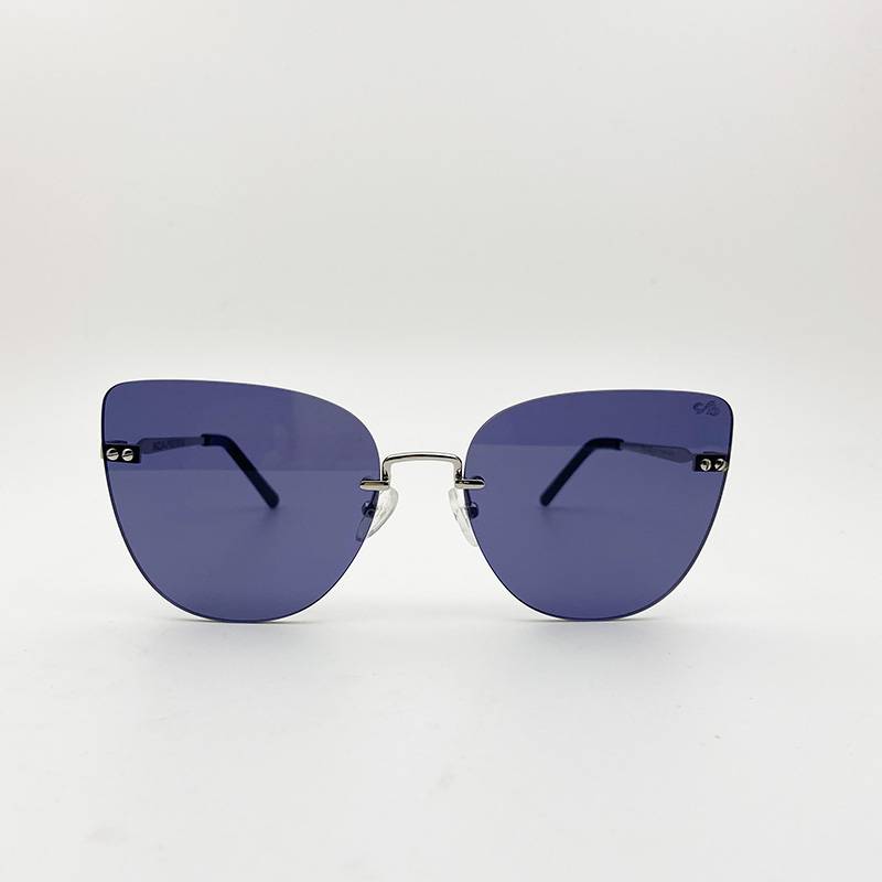 Exporting pure original single men and women sunglasses fashion personalized cat eye sunglasses anti -ultraviolet watch mirror sunscreen mirror