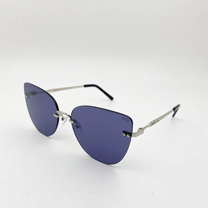 Exporting pure original single men and women sunglasses fashion personalized cat eye sunglasses anti -ultraviolet watch mirror sunscreen mirror