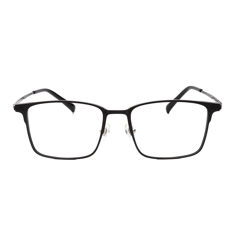 Ultra -pure titanium aluminum magnesium myopic glasses frame male comfortable square frame anti -blue light radiation can be distributed with dispersal light numbers
