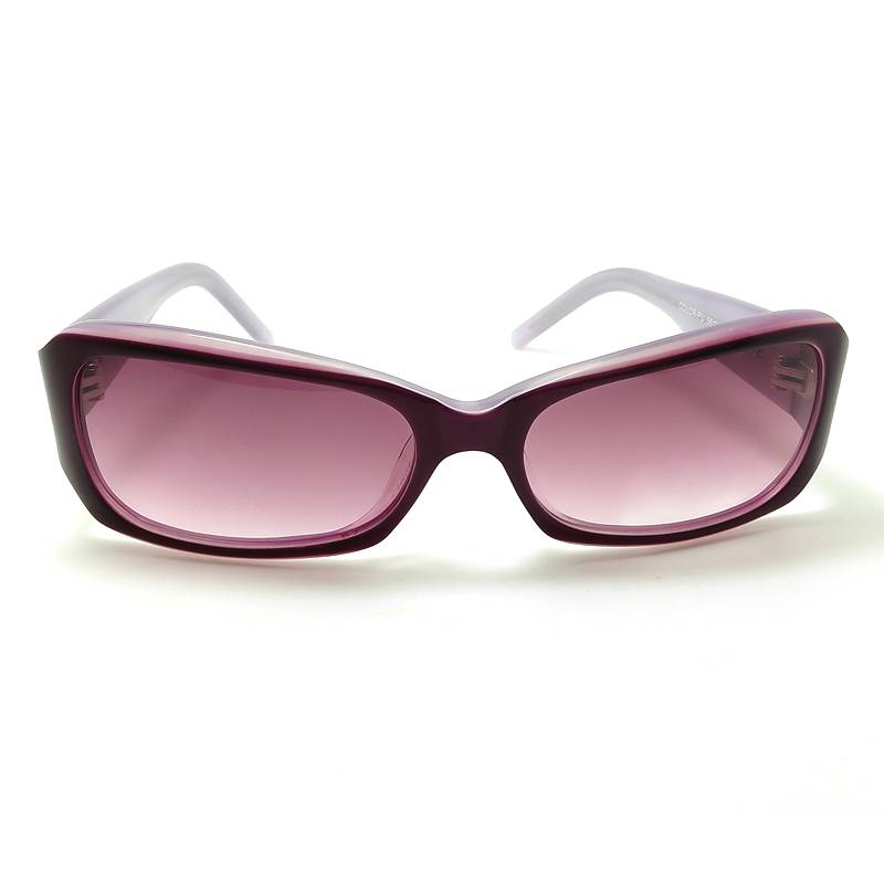 Board ELLE sunglasses men and women's small face sunglasses long square EL18893 purple wine red sunshade