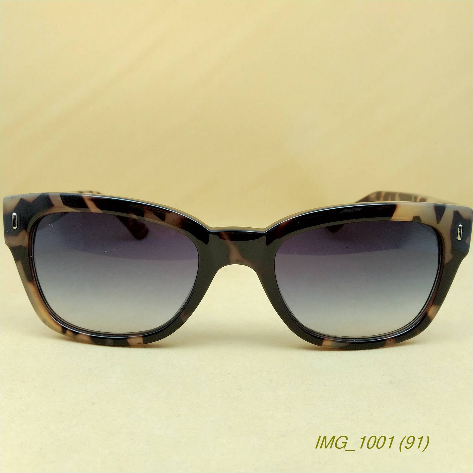 Staying square rivets Men and women resin small faces sunglasses sunglasses leopard color color