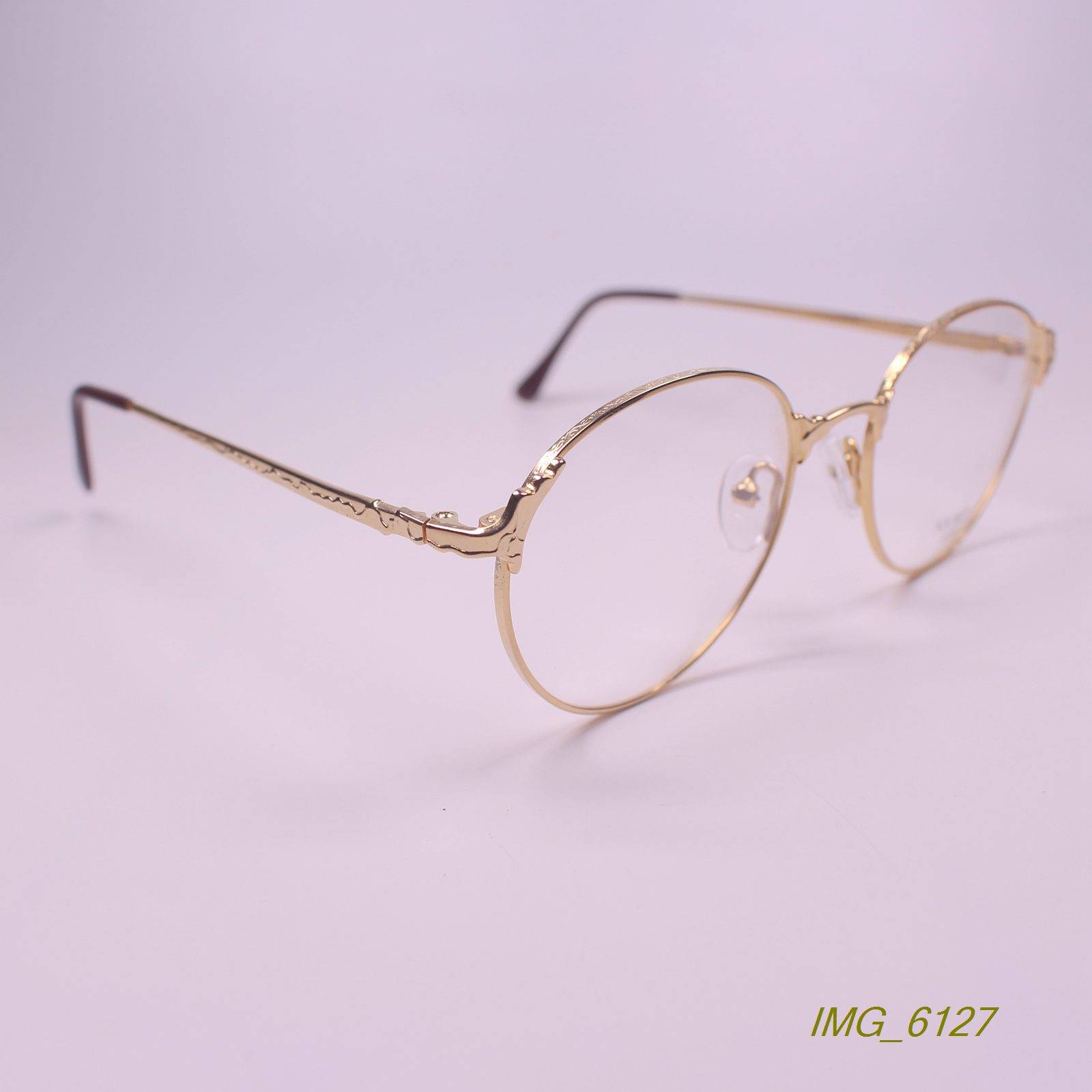 Original single retro small round frame metal myopia glasses frame optical glasses rack 6 color N4001