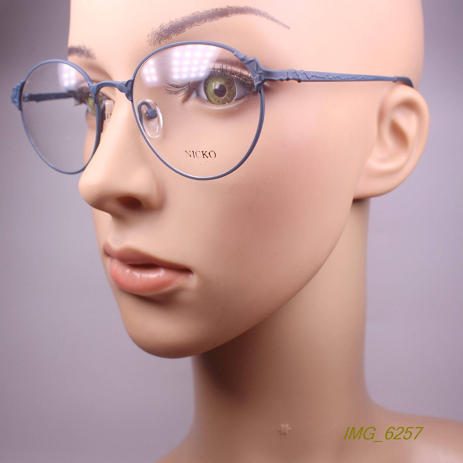 Original single retro small round frame metal myopia glasses frame optical glasses rack 6 color N4001