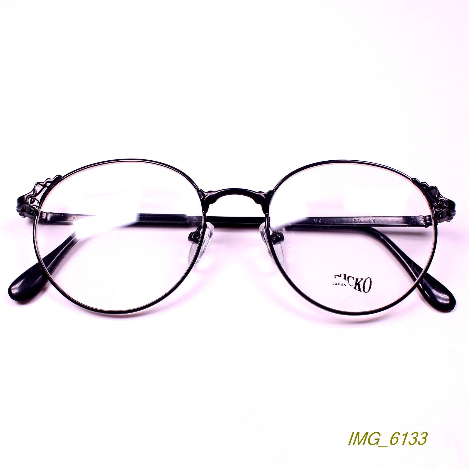 Original single retro small round frame metal myopia glasses frame optical glasses rack 6 color N4001