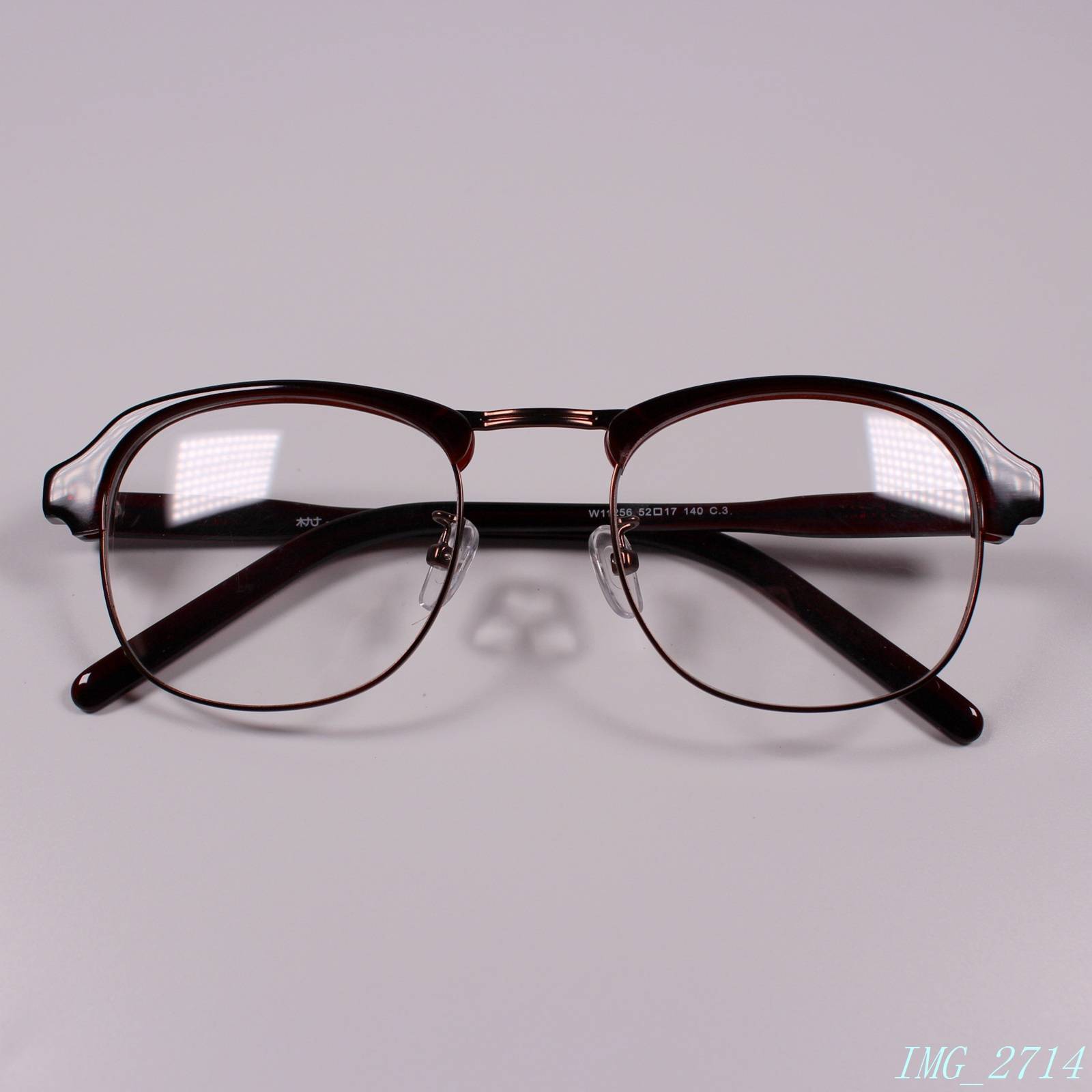 Genuine retro board plus metal eyebrow mirror men's myopia glasses frame optical shelf multi -color W11256