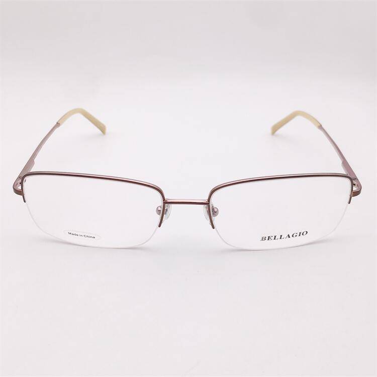Treasured orphan original single -gun color ultra -wide business temperament half -frame big face fat face glasses frame men and women