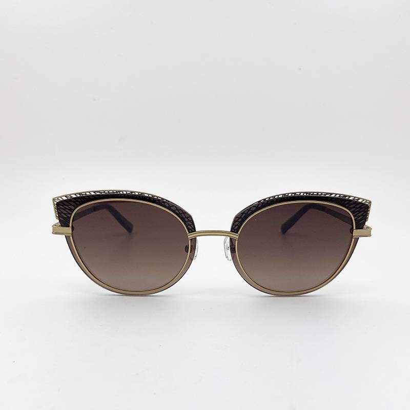 Exporting pure original single female cat eye brand sunglasses fashion personality sunglasses anti -ultraviolet sunshade tide