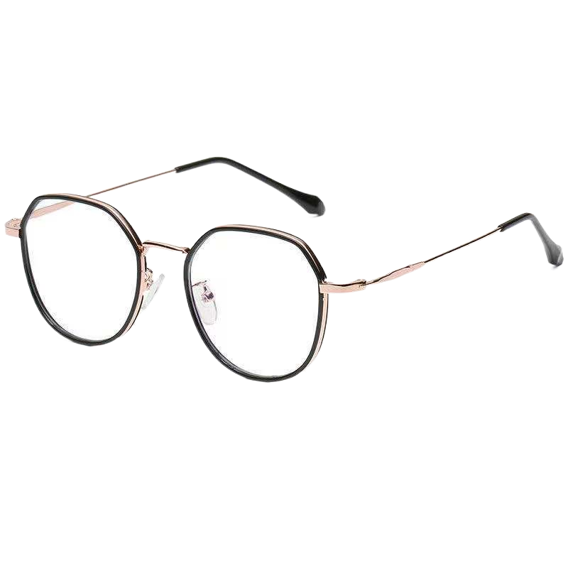 Anti -fatigue and discoloration, unparalleled big face anti -blue light glasses