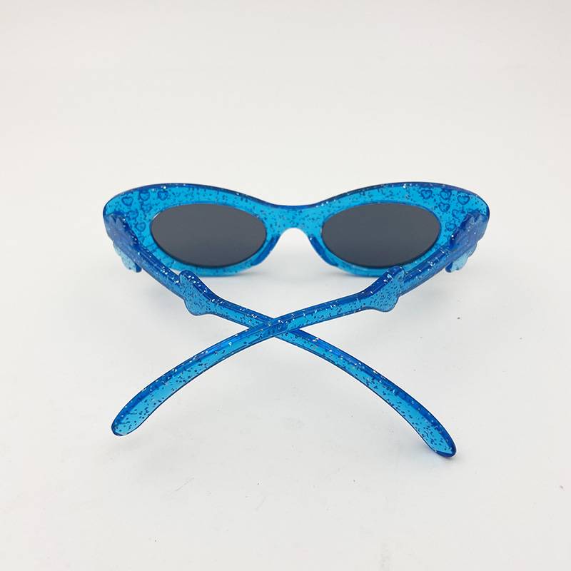 order Children's sunglasses personalized girl cat eye sunglasses anti -ultraviolet watch shading mirror tide model