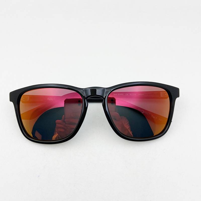Exporting to Europe and the United States Pure Original Single Men and Women's Red Film Polarized Morroscopy Brand Sun Mirror Floodpieces UV driving mirror