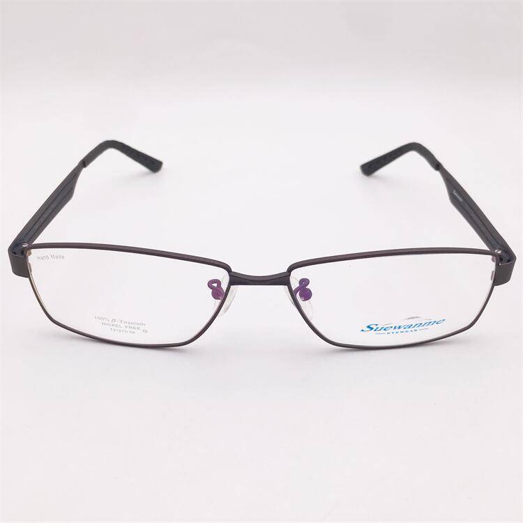 Treasured orphan original single gun color ultra -light pure titanium IP electroplating full -frame personality business temperament glasses frame men and women