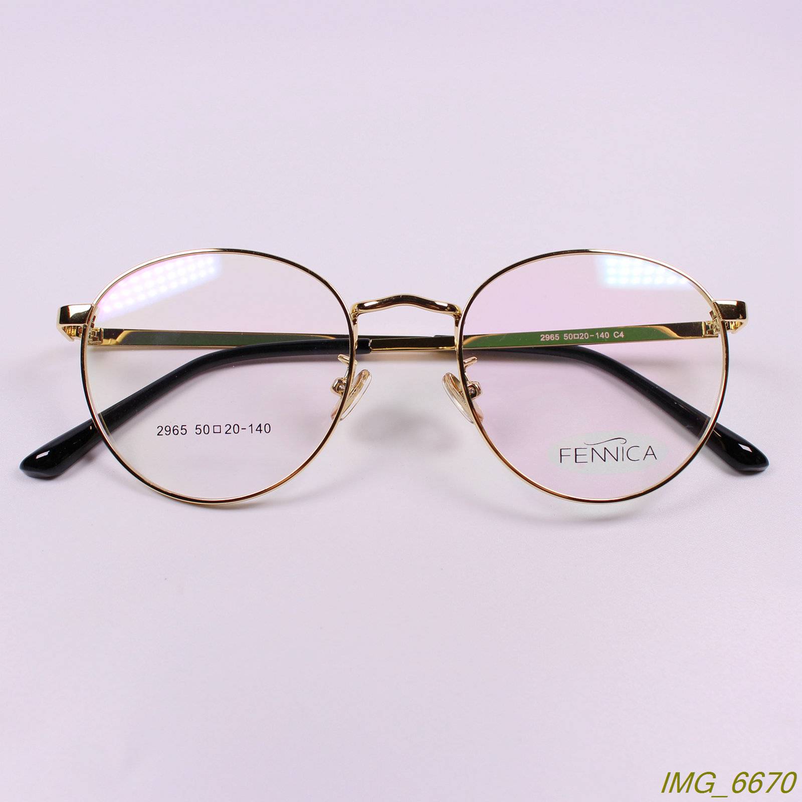 Factory genuine retro round frame metal literary myopia glasses frame glasses frame 6 color 2965