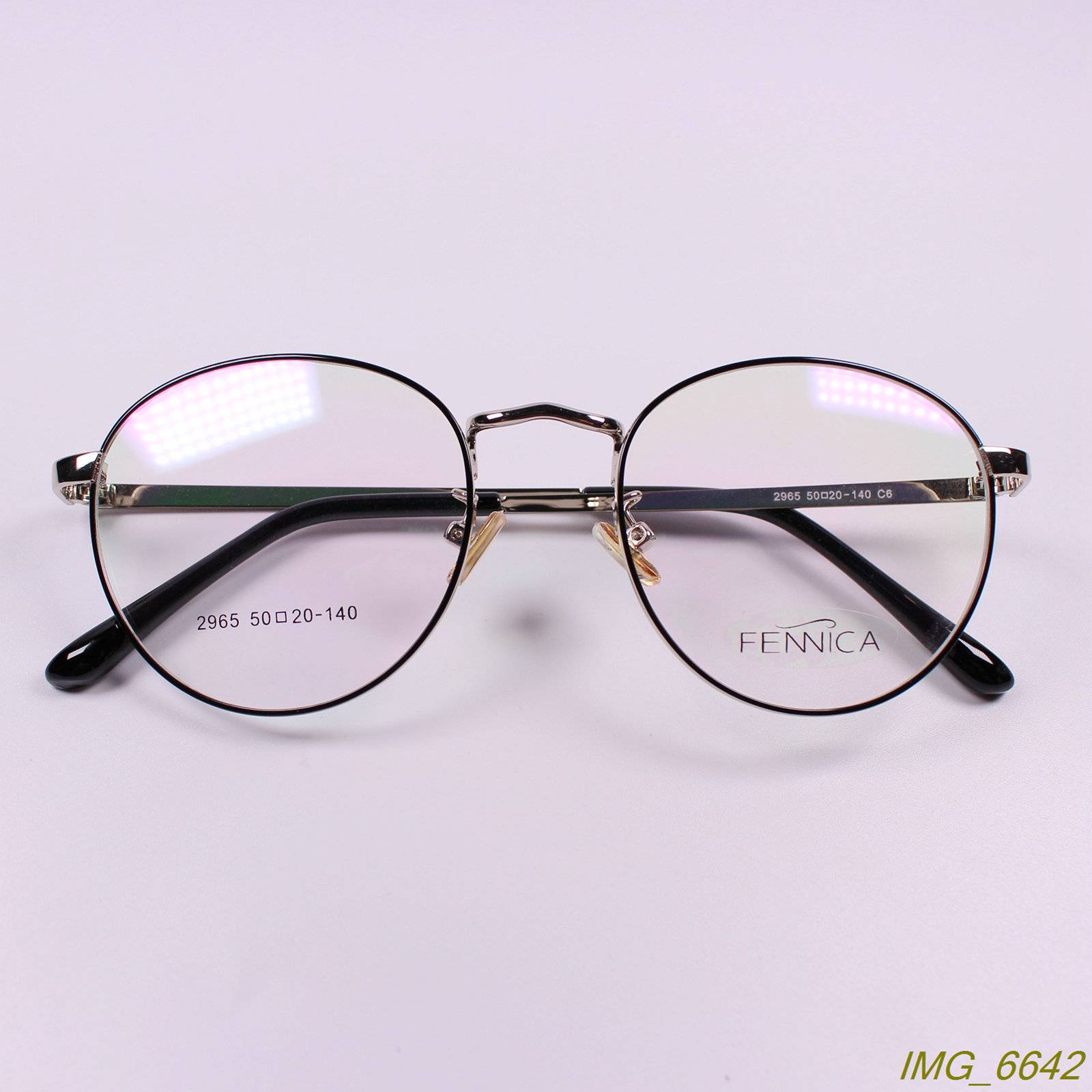 Factory genuine retro round frame metal literary myopia glasses frame glasses frame 6 color 2965