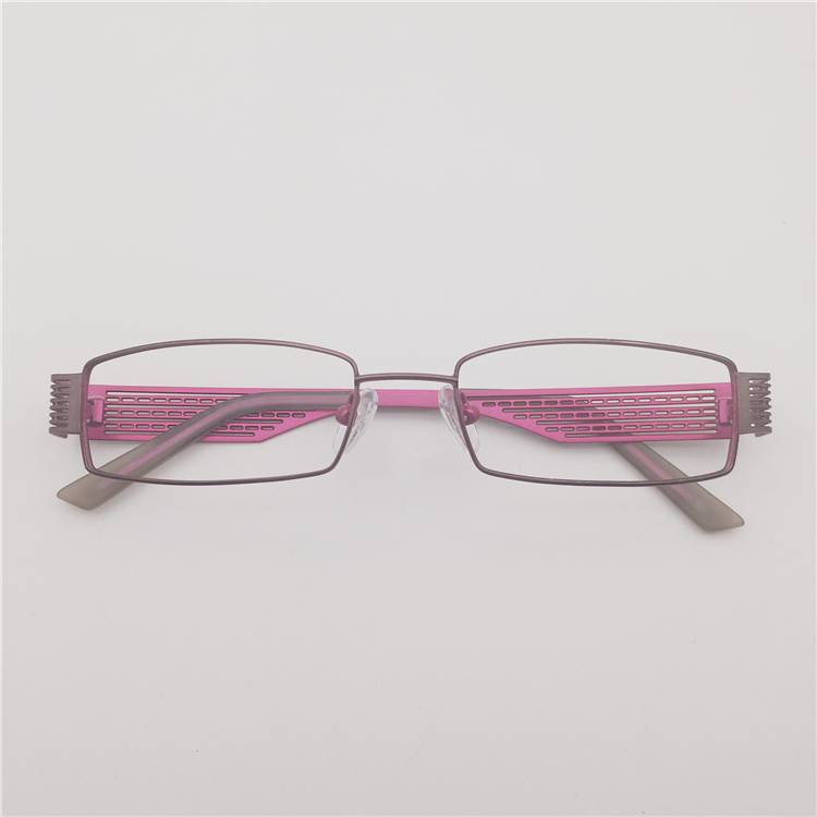 Shenzhen original single red purple and black titanium hollow carving decorative mirror leg business personality temperament glasses rack
