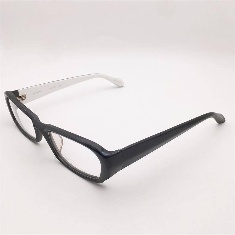 Lonely Japanese order Black board full -frame full -frame alien box polygonal literary and artistic glasses frame men and women