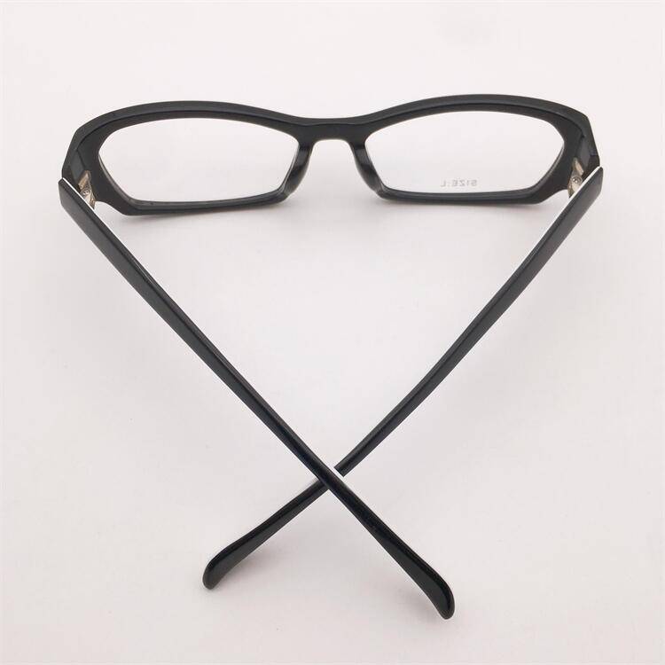 Lonely Japanese order Black board full -frame full -frame alien box polygonal literary and artistic glasses frame men and women